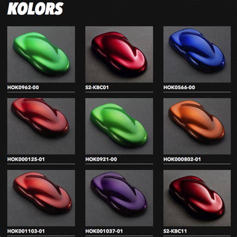 metallic look with house of kolors paint|house of kolor color chart.